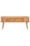 Coffee table, 100x50x40 cm, solid acacia wood - 3