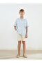 Nevavm Linen Blend Boys' Shirt with a Difference - 2