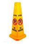 Industrial Grade No Parking Warning Sign Floor Stand Designed with Durable Plastic Construction Weat - 4
