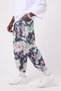 Unisex Street Style Printed Wrinkled Sports Baggy Trousers - 2