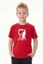 Single Atatürk, Signature and Flag Printed Short Sleeve Unisex Kids T-Shirt - 5