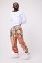 Unisex Street Style Printed Wrinkled Sports Baggy Trousers - 6
