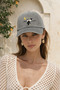 Penguin Embroidered Gray Unisex Baseball Cap – Washable Vintage Style - 3