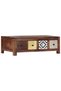 Coffee table, 90 x 50 x 30 cm, solid sheesham wood - 7