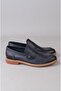 Seç 2654 Loafer Genuine Leather Men's Shoes Navy Blue - 2