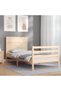 Bed frame with headboard 3FT, single, solid wood