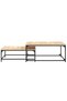 Stackable coffee tables, 2 pcs, sonoma oak, engineered wood - 4