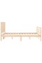 4FT Bed Frame with Headboard, Small Double, Solid Wood - 7