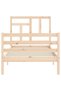 Bed frame with headboard 3FT, single, solid wood - 6