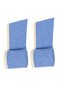 2 Pieces of Knitwear Woven Ribbed Strip Light Blue Beginner Raw Cotton Striped Cotton