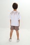 Boys' 2-Piece Set: Printed Crew Neck T-Shirt & Elastic Waist Pocket Shorts - 3