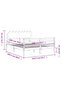 Bed frame with headboard, 160x200 cm, solid wood - 8