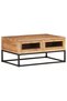 Coffee table, 90x60x40 cm, solid acacia wood