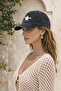 Penguin Embroidered Black Unisex Baseball Cap – Washable Vintage Style - 2