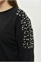 Women's Plus Size Long Sleeve Stone Embroidered Modal Tracksuit Set 8250-26 - 2