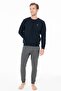 U.S. Polo Assn. Men's Long Sleeve Crew Neck Cuffed Comfortable Home Wear S26995
