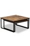 Coffee table set, 2 pieces, solid recycled teak wood - 3