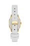 Women's Minimal White Leather Wristwatch Tctsn001001S0446 - 3