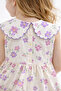 Patterned 100% Organic Cotton Summer Dress for Girls - 5