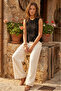 Sleeveless Lace/Crochet Woven Women's Blouse - 2