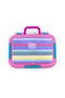 Kids Milka Gray Yellow Line Patterned Stainless Steel Lunch Box 39102 - 5