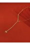 Zircon Stone Gold Y Necklace