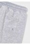 Boy's Basic Sweatpants with Elastic Cuffs, Gray - 3