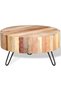 Coffee table, solid recycled wood