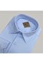 Classic Wide Cut Oxford Long Sleeve Men's Cotton Shirt - 3