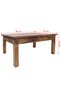 Coffee table, solid recycled wood, 98x73x45 cm - 7
