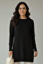Floral Patterned Tunic N3303 Black