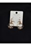 Xuping Rose Color Stone Eye Earrings - 2