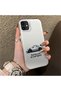 iPhone 11 Compatible Silicone Edge Hard Back Anti-Fall Phone Case with Mercedes Pattern - 2