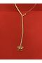 Zircon Stone Gold Y Necklace - 2