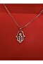 Fatma Mother Hand Necklace Silver - 3