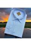 Classic Wide Cut Oxford Long Sleeve Men's Cotton Shirt - 2