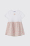 Baby Girl Collar Detailed Pink Dress
