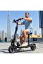 Winner Sky E10 Plus Electric Scooter 2024 - 1500W, 10" Off-Road Tires & Colorful LED Deck (Black) - 3