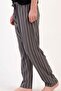 Men's Large Size Smoked Striped 100% Cotton Single Bottom Pajamas C3T8N0804 - 3