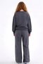 Girl's Letter Printed Oversize Wide Leg Top and Bottom Tracksuit Set 8-9-10-11-12 Years Old - 7