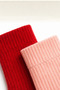 6-Piece Women's Wool Sock Set – Winter Thick Thermal Casual Socks Multi-Colored - 2