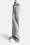 Women's Gray 4s6-12 Straight Fit Belt Detail Special Design Denim Jeans - 5