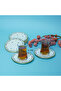 Mon Amour Porcelain 6-Piece Tea Plate Set