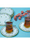 Mon Amour Porcelain 6-Piece Tea Plate Set - 2