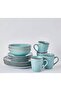 STONEWARE CERAMIC 16 PCS DINNER SET