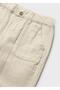 Baby Boy Muslin Pants Cream - 3