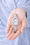 Rovero Minimal Oval Case Wicker Cord Minimal Women's Silver Wristwatch - 8