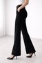 Hayal 270-02-26 Women's High Waist Spanish Flare Pants with Button Detail, Stylish & Slimming Trousers - 6
