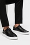 Genuine Leather Black Lace-Up Comfortable Casual Men's Shoes Luass28Al0042 - 5
