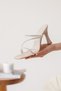 Beige Women's Stone Heeled Slippers Bp20My04C - 4